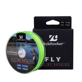 Kylebooker Fly Line Backing Line 20/30LB 100/300Yards Green Braided Fly Fishing Line (Length: 100YDS, Line Size: 20LB)