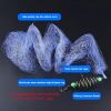 Multi Size Fishing Trap; Mesh Net With Luminous Beads For Night Shoal Fishing